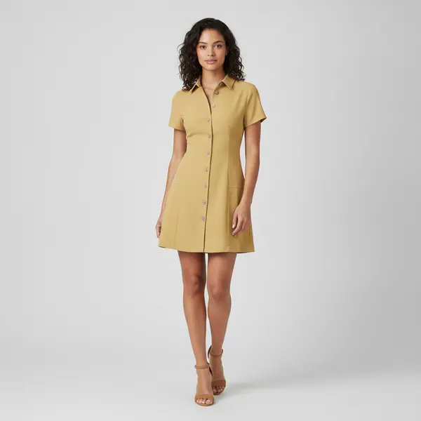 Robe chemise boutonnée
